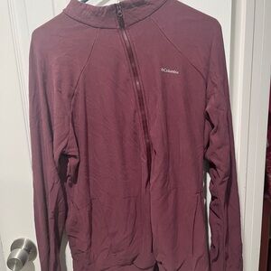 Columbia Purple Full-Zip Jacket